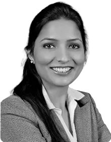 Seema Ranger Richmond Global Wealth BW Headshot